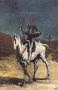 Honore  Daumier Don Quixote (mk09) china oil painting reproduction